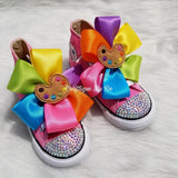 ARTIST Rainbow Tutu Set with Shoes - Paint Party Birthday Outfit - Paint Party Shoes