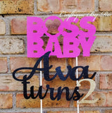 Pink Gold Black - Office Baby Birthday Outfit