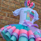 Pastel Ice Cream Tutu Set - Ice Cream Birthday Outfit