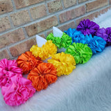Ruffle Anklets -Rainbow Ribbon Tutu Anklets - Neon Tutu Socks -Ruffled Anklets- Rainbow