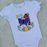 Enchantment Embroidered Shirt, GirlsBirthday Shirt, 4th Birthday Maribel Shirt, Personalized Birthday Shirt