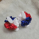 Ruffle Anklets - 4th of July Ribbon Tutu Anklets - Tutu Socks - Patriotic Ruffled Anklets