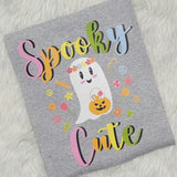 Spooky Halloween Shirt - Ghost Shirt - Spooky Cute Shirt with Name - Boo Shirt - Boo Scary Shirt