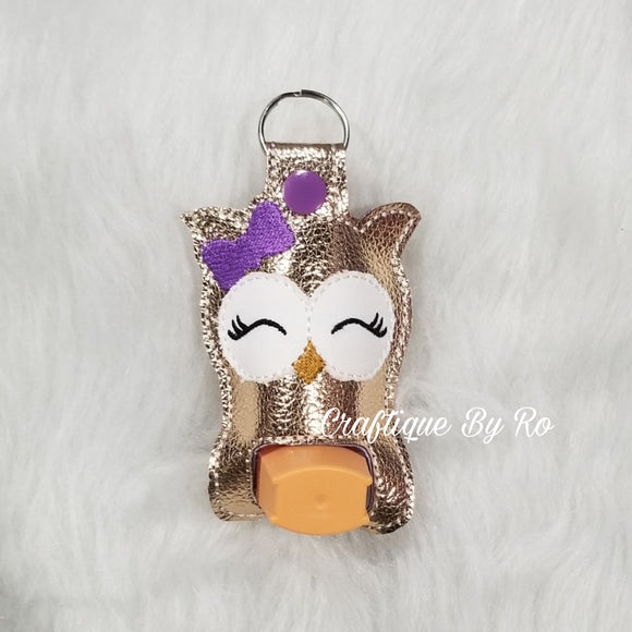 Owl Girl  Asthma Inhaler Holder