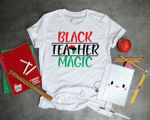 Black Teacher Magic Shirt