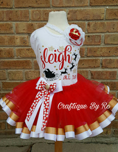 Christmas Holiday Tutu Outfit