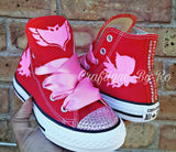 Owl Girl  Shoes - Owlette Birthday Outfit - Custom Shoes - PJ Mask Inspired - PJ Mask Birthday Outfit - PJ Mask Birthday Blng Converse
