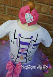 Doc Tutu Set - Toy Doctor Birthday Outfit -  Doc Birthday Outfit