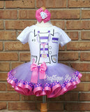 Doc Tutu Set - Toy Doctor Birthday Outfit -  Doc Birthday Outfit