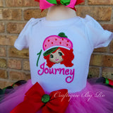 Strawberry Tutu Set - Strawberry Girl Birthday Outfit