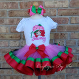 Strawberry Tutu Set - Strawberry Girl Birthday Outfit