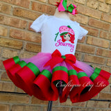 Strawberry Tutu Set - Strawberry Girl Birthday Outfit