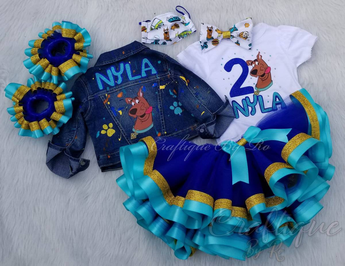 Bluey Tutu outfit, dog Birthday outfit