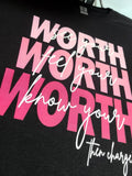 Women's History Shirt - Sistas - Worth know it add tax- Women's History Month