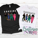 Womens History  - Black History Shirt - Sistas - Cousins - Black History 365 - Black History Month