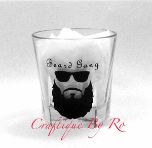 Beard Gang Whisky Glass